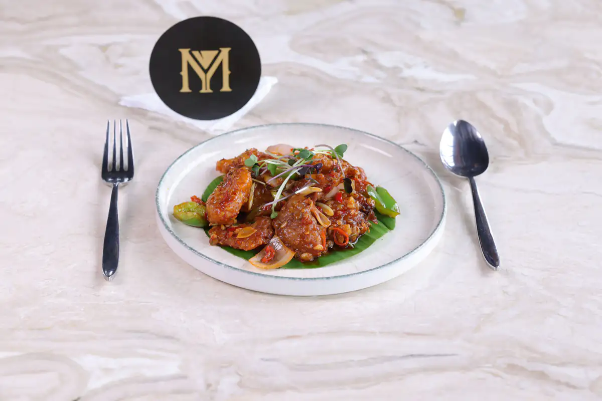 Hunan Chili Fish at The Mill Rooftop Lounge, Davangere
