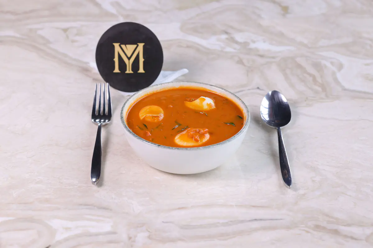Kundapura Egg Curry at The Mill Rooftop Lounge, Davangere