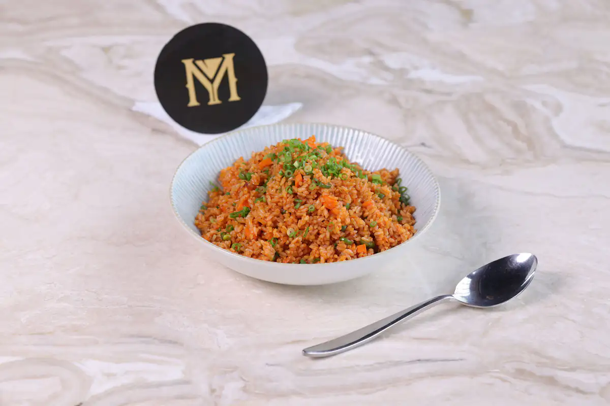 Schezwan Fried Rice at The Mill Rooftop Lounge, Davangere