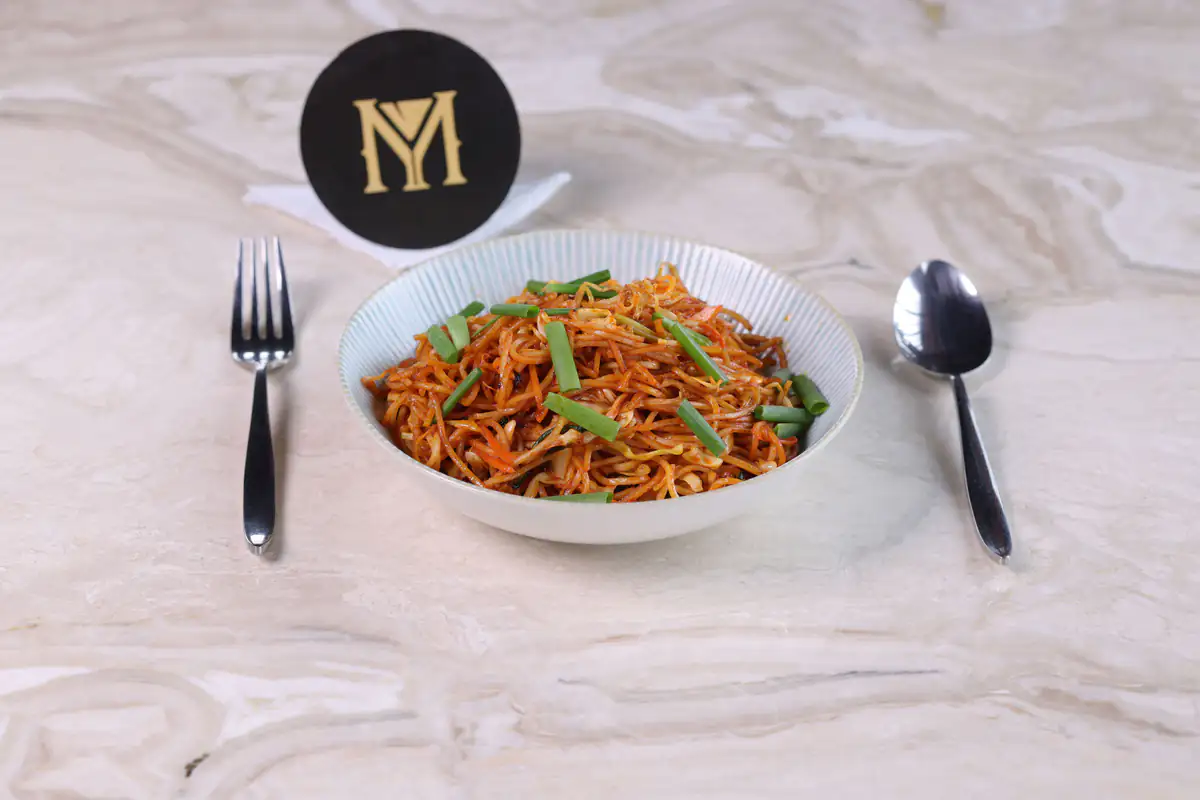 Schezwan Noodles at The Mill Rooftop Lounge, Davangere