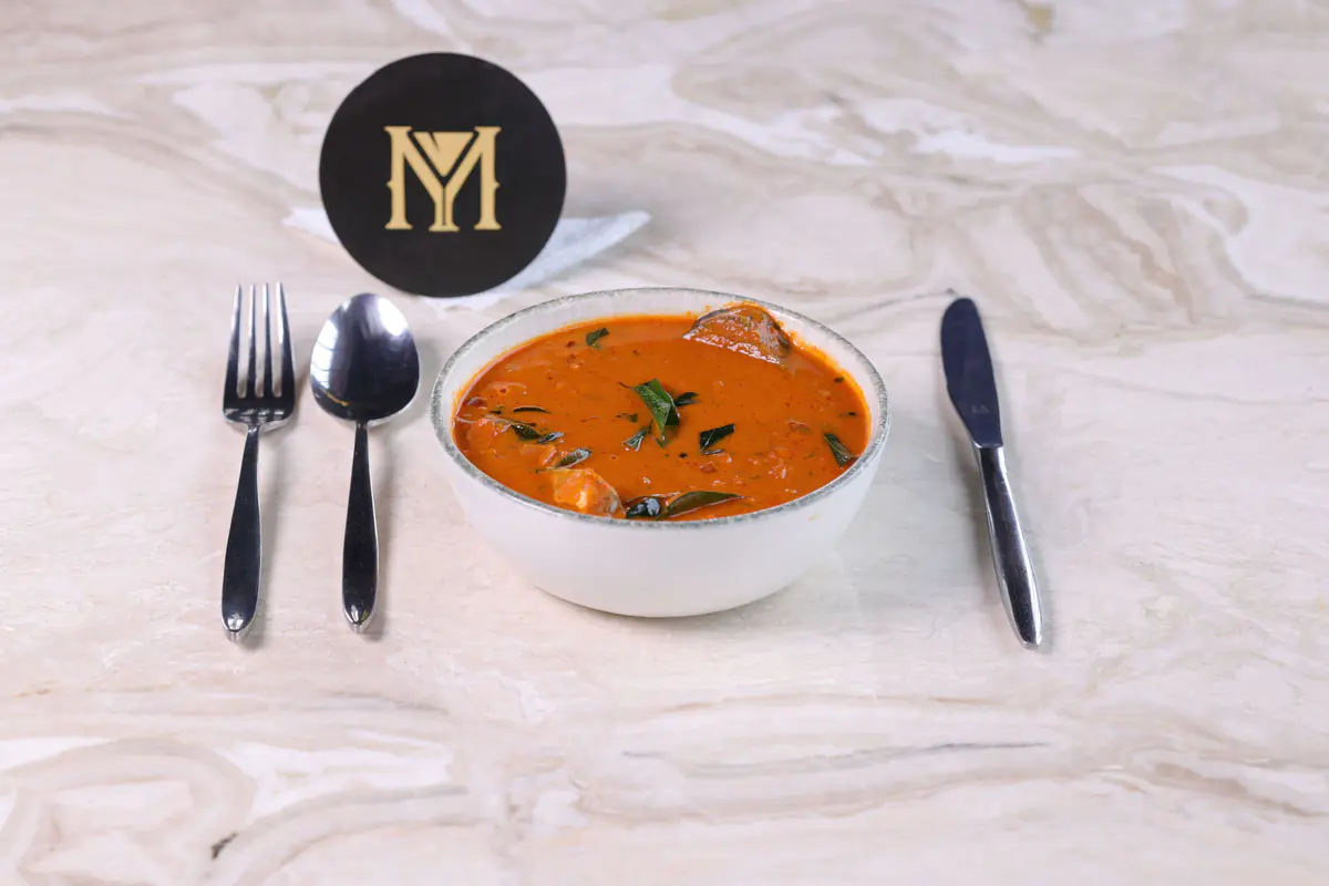 Seer Fish Curry at The Mill Rooftop Lounge, Davangere