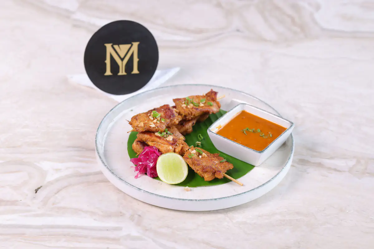 Chicken Satay at The Mill Rooftop Lounge, Davangere