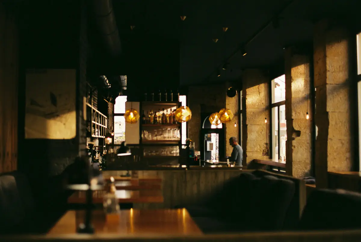 The dining room at The Mill Rooftop Lounge, Davangere